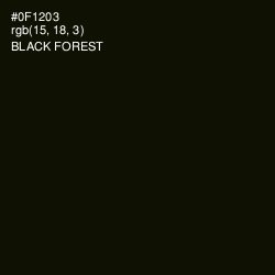 #0F1203 - Black Forest Color Image